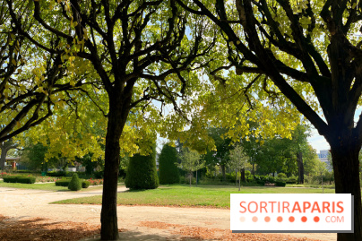 Le square Séverine, grand espace vert du 20e arrondissement