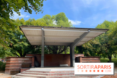 Le square Séverine, grand espace vert du 20e arrondissement