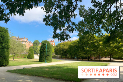 Le square Séverine, grand espace vert du 20e arrondissement