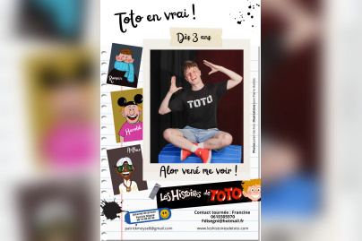 Toto "en vrai" avec le spectacle "Les histoires de Toto" à la Scène Montparnasse