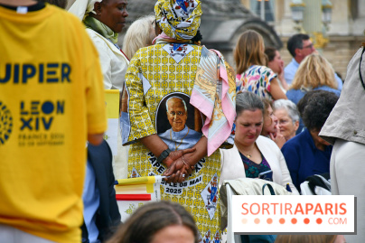 En images : la messe géante sur les Champs-Elysées du Pape Léon XIV