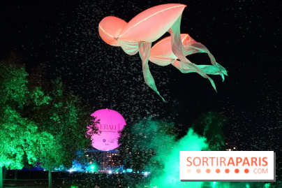 Parc de l'Étrange 2026 : Sculpture lumineuse flottante dans le Parc André-Citroën