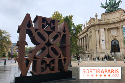 Art Basel 2026 : Robert Indiana installe un Love Wall sur la place Clémenceau à Paris