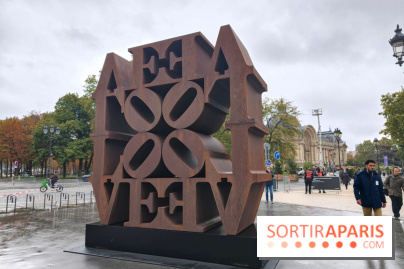 Art Basel 2026 : Robert Indiana installe un Love Wall sur la place Clémenceau à Paris