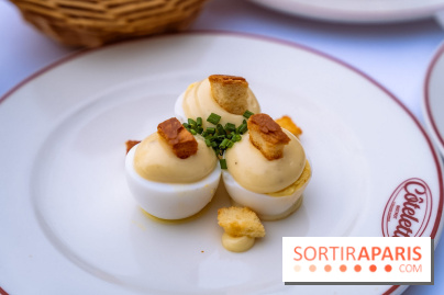 Côtelette : le bistrot en rooftop du Printemps Haussmann - , oeufs mayo