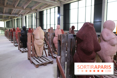 Les Vénus dionysiennes de Prune Nourry à la gare Saint-Denis - Pleyel, nos photos