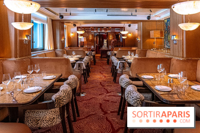 Doobie's : salle de restaurant aux banquettes et tables dressées