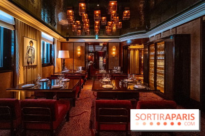 Doobie's : salle de restaurant aux luminaires ambrés