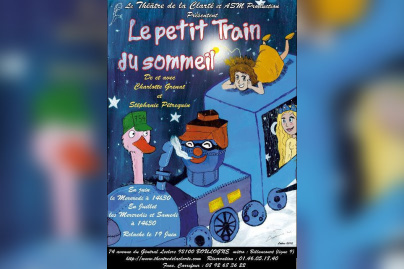 Spectacle jeune public Le Petit train du sommeil