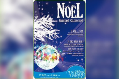 Noël Disney village