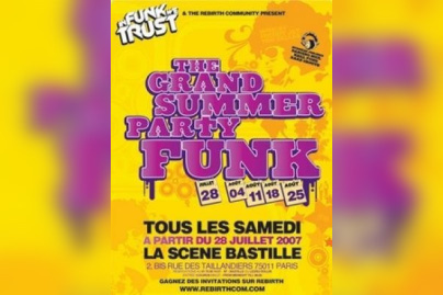 The Grand Summer Party Funk - tous les samedis de l été
