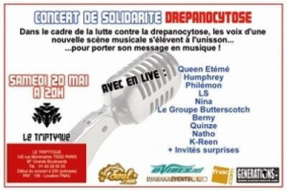 CONCERT DE SOLIDARITE DREPANOCYTOSE