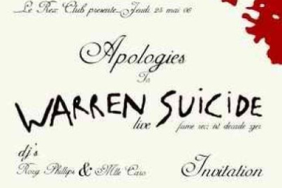 Apologies to Warren Suicide