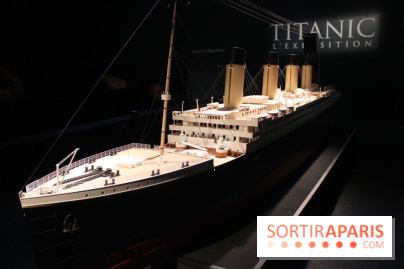 Exposition Titanic au Parc des Expositions de Paris : maquette