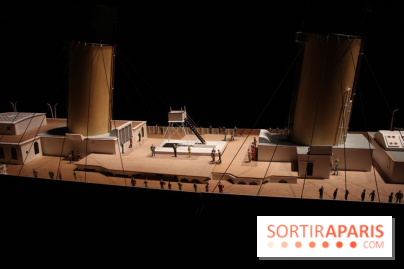 Exposition Titanic au Parc des Expositions de Paris : maquette