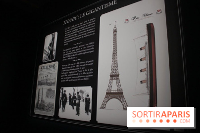 Exposition Titanic au Parc des Expositions de Paris : taille © Cyril Codus
