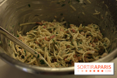 Cours de cuisine spécial Homard à l'Ecole Ducasse : rémoulade de radis noir