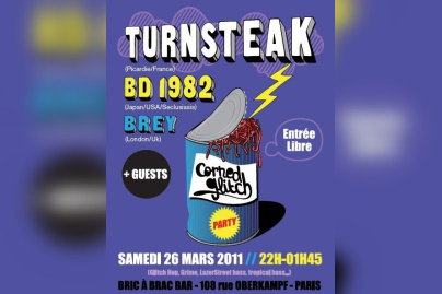 Corned Glitch party, BD1982, Turnsteak, Brey, Bric à brac
