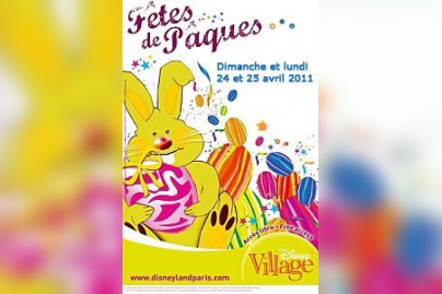 chasse aux œufs de pâques chez disney village