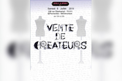 les ventes d'artistes et créateurs du BRIC A BRAC