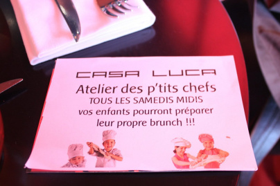 casa luca, restaurant pour enfant