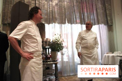 Tom Kitchin et Alain Ducasse au Plaza Athénée