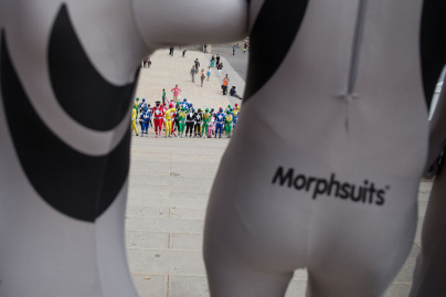 Le Flash Mob Power Ranger à Paris