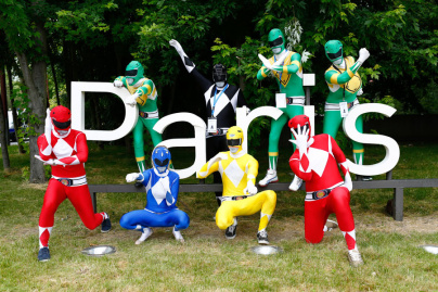 Le Flash Mob Power Ranger à Paris