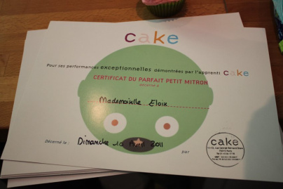 un anniversaire pour enfant à paris, cake l'atelier