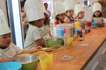 un anniversaire pour enfant à paris, cake l'atelier