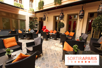 La terrasse du Buddha Bar Hotel Paris