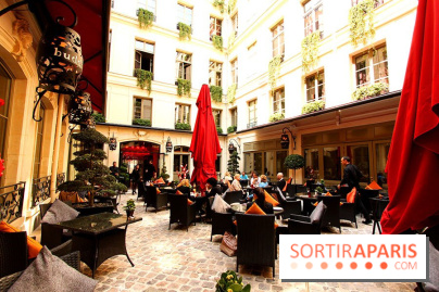 La terrasse du Buddha Bar Hotel Paris
