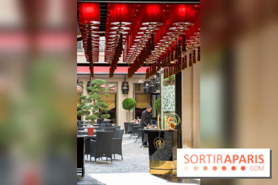 La terrasse du Buddha Bar Hotel Paris