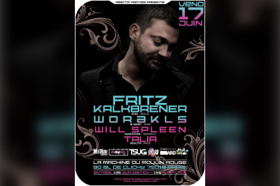 Fritz Kalkbrenner, La Machine, soirée