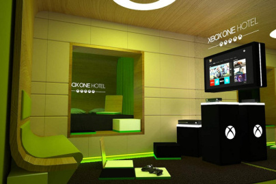 L'hötel O devient le "Xbox One Hôtel" à l'occasion de la sortie de la console