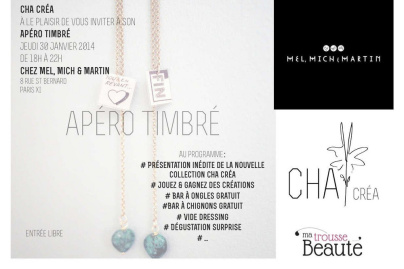 L'apéro timbré débarque à Paris le 30 janvier