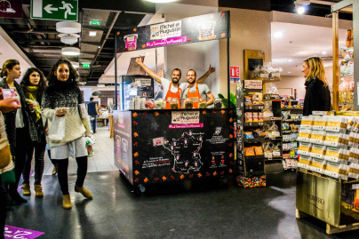 Le bar à mousse itinérant Michel et Augustin