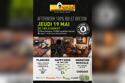 Afterwork 100% bio et breton chez Ker Soazig