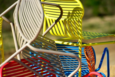 Terrasse éphémère OXYO à l’hôtel Marriott Champs Elysees 