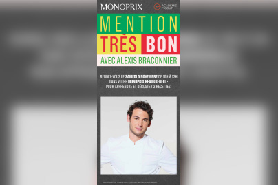 Le Cooking Show de Monoprix avec Alexis Braconnier
