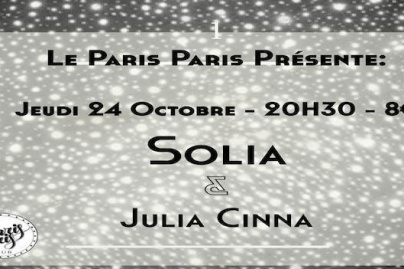 Solia x Julia Cinna en Concert Au Paris Paris Club