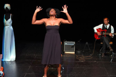 Portrait de Ludmilla en Nina Simone au Théâtre de la Ville