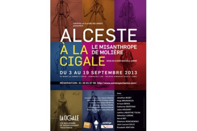 Alceste, le Misanthrope de Molière, à la Cigale
