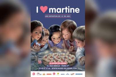exposition I love Martine au Musée en Herbe