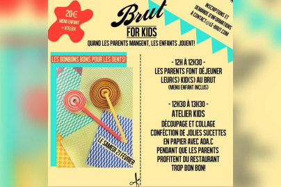 Une journée enfant au restaurant Brut