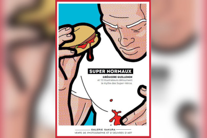 super-héros Super-Normaux à la Galerie Sakura
