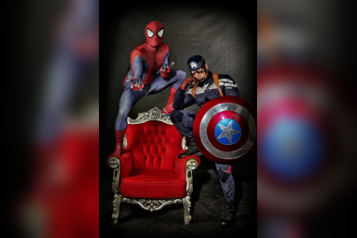 shooting photo Avengers pour le Téléthon 2015