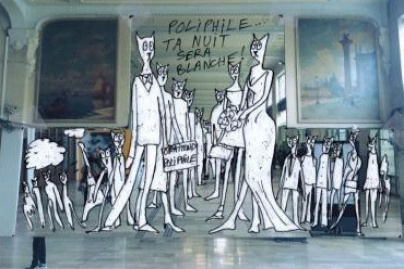 Nuit Blanche 2016: Alain Séchas, En attendant Poliphile