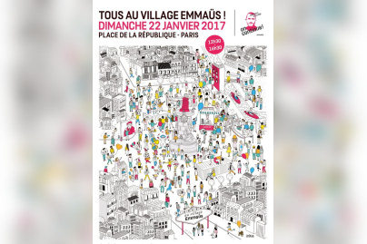 Le village Emmaüs, la grande Fête Populaire Place de la République