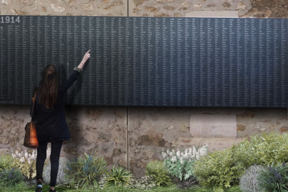 Inauguration du Monument aux Morts parisiens de 14-18 le 11 novembre 2018